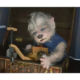 19Inch Reborn Doll Kit Robbie The Werewolf Lifelike Soft Touch Fresh Color Collectible Art DIY Toy
