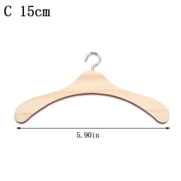 NEW for Dolls Stuffed Toys Handbag Garment Organizer Wooden Clothes Rack Scarf Holder Hangers