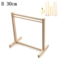 NEW for Dolls Stuffed Toys Handbag Garment Organizer Wooden Clothes Rack Scarf Holder Hangers