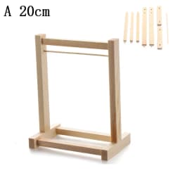 NEW for Dolls Stuffed Toys Handbag Garment Organizer Wooden Clothes Rack Scarf Holder Hangers
