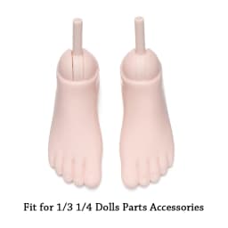 1/3 Dolls Body Parts Accessories Plastic Replacement Movable Hands Foot For 1/4 Doll Organ Accessories DIY Dressing Toy