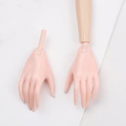 1/3 Dolls Body Parts Accessories Plastic Replacement Movable Hands Foot For 1/4 Doll Organ Accessories DIY Dressing Toy