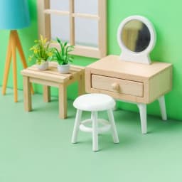 1:12 Dollhouse Chairs Simulation Small Sofa Stool Chair Furniture Model Toys Doll House Decoration Dollhouse Miniature Accessory