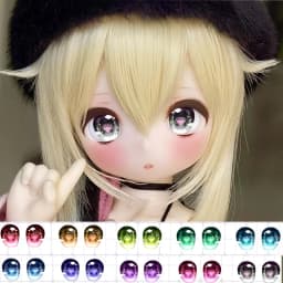 BJD Eyes Doll Metallic Effect Eyes 10mm-24mm Doll Acrylic Eyes for 1/8 1/6 1/4 1/3 SD DD Doll Accessories 10mm-24mm Doll Eyes