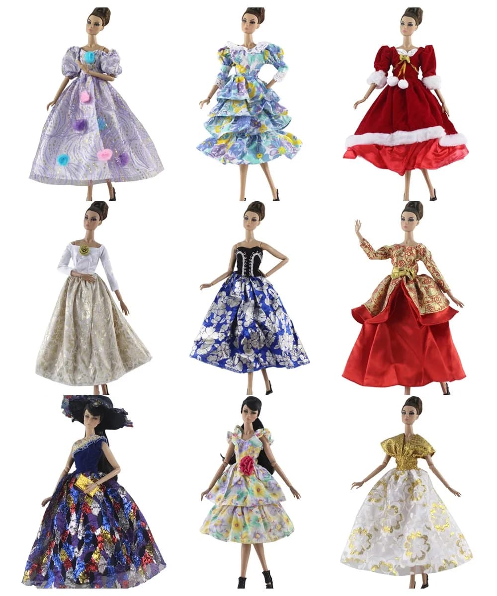 Handmade BABI Doll Clothes Dress Gown for 11.5 inch 30cm Doll Clothes Many Style Gifts for BABI Doll Accessories #01