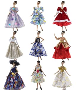 Handmade BABI Doll Clothes Dress Gown for 11.5 inch 30cm Doll Clothes Many Style Gifts for BABI Doll Accessories #01