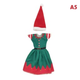 Fashion Christmas Dress Outfit Hats for 11 inch 30cm Doll Clothes Accessories