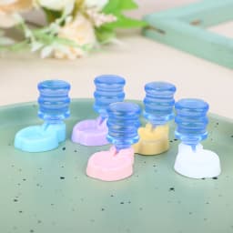 1/12 Dollhouse Mini Pet Water Dispenser Model Furniture Accessories For Doll House Decor Ornaments Kids Pretend Play Toys