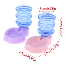 1/12 Dollhouse Mini Pet Water Dispenser Model Furniture Accessories For Doll House Decor Ornaments Kids Pretend Play Toys