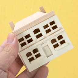 1:12 Dollhouse Miniature Cute Villa Small House Model Furniture Accessories For Doll House Decor Kids Pretend Play Toys