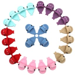 Cute Shark Slippers Doll Shoes Plastic Doll Shoes Suit for Ob11 P9 OB22 Blyth BJD12 1/6BJD YOSD Doll Accessories Gift for Girls