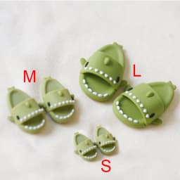 Cute Shark Slippers Doll Shoes Plastic Doll Shoes Suit for Ob11 P9 OB22 Blyth BJD12 1/6BJD YOSD Doll Accessories Gift for Girls