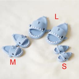 Cute Shark Slippers Doll Shoes Plastic Doll Shoes Suit for Ob11 P9 OB22 Blyth BJD12 1/6BJD YOSD Doll Accessories Gift for Girls