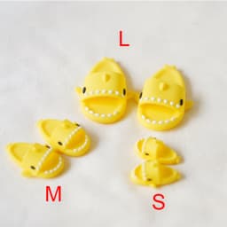 Cute Shark Slippers Doll Shoes Plastic Doll Shoes Suit for Ob11 P9 OB22 Blyth BJD12 1/6BJD YOSD Doll Accessories Gift for Girls