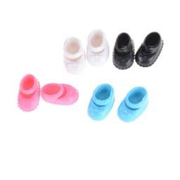 5Pairs Kelly Doll Confused Doll Shoes Kids Gift Toy 12cm Doll Shoes Accessories Best Gift for Girl