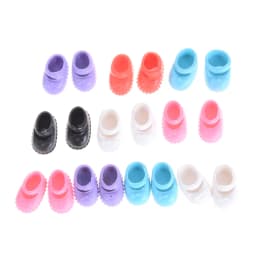 5Pairs Kelly Doll Confused Doll Shoes Kids Gift Toy 12cm Doll Shoes Accessories Best Gift for Girl