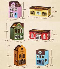 New DIY Mini Rabbit Town Casa Wooden Doll Houses Miniature Building Kits with Furniture Dollhouse Toys for Girls Birthday Gifts