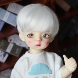 New Arrival 1/3 1/4 1/6 1/8 High Temperature Cute Short Style Wire Bjd Wig SD Hair