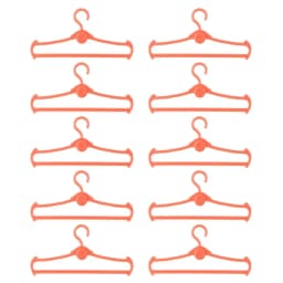 Doll Plastic Clothes Rack Garment Organizer Hangers for Dolls Handbag Clothes Kids Toy Birthday Gift Dolls Accessories
