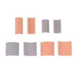 60 Pcs Roof Tiles Building Set Miniature Tiles Mini Dollhouse Shingles Fake Tile Dollhouse Kitchen Garden Accessories