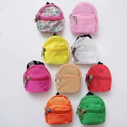 Doll Backpack Doll Clothes Accessories Zipper Canvas Style for 11.8inch 30cm BJD Doll Accessories Bag, Dollhouse Ministures
