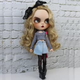 Blythe Doll Clothes Shirt Jeans Pants Skirt for Ob24 Ob22 Azone Dolls Shirt