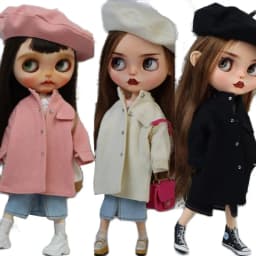 Blythe Doll Clothes Shirt Jeans Pants Skirt for Ob24 Ob22 Azone Dolls Shirt