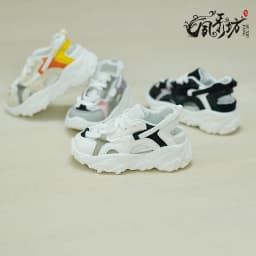SD/BJD 1/3 1/4 doll shoes uncle sports shoes Summer breathable sneakers dad shoes men's and women's shoes multicolor