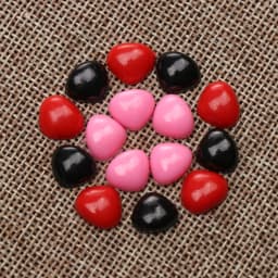 100Pcs Doll Plastic Triangle Nose Bear Buttons Safety Parts DIY Tool Doll Noses Craft Dolls Accessories Toys Black Red Pink