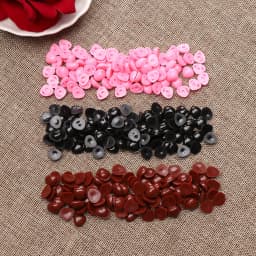 100Pcs Doll Plastic Triangle Nose Bear Buttons Safety Parts DIY Tool Doll Noses Craft Dolls Accessories Toys Black Red Pink