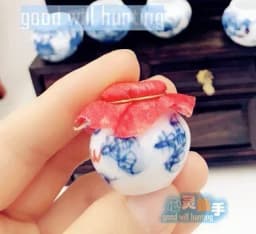 1:12 Doll House Miniature Chinese Medicine Model Chinese Medicine Shop Scene Pill Medicine Wine Prescription BJD Doll Decoration