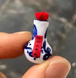 1:12 Doll House Miniature Chinese Medicine Model Chinese Medicine Shop Scene Pill Medicine Wine Prescription BJD Doll Decoration