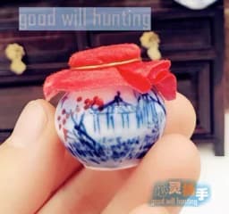 1:12 Doll House Miniature Chinese Medicine Model Chinese Medicine Shop Scene Pill Medicine Wine Prescription BJD Doll Decoration