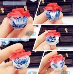 1:12 Doll House Miniature Chinese Medicine Model Chinese Medicine Shop Scene Pill Medicine Wine Prescription BJD Doll Decoration
