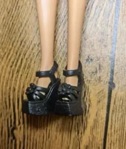 High heels Doll flat feet shoes white boots gifts accessories for your 1/6 Barb dolls TpQ88