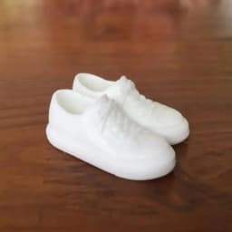 Mini 30cm Doll Sneakers Round Toe Solid Color 1/6 Doll Shoes Cute Sneakers PVC Doll Casual Shoes 2cm Fit for Foot Length 2cm