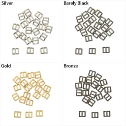 20/40pcs 3mm Dolls Clothes Buckles Handmade DIY Mini Tri-glide Belt Buckle Doll Bags Sewing Adjustable Buttons Shoes Accessories