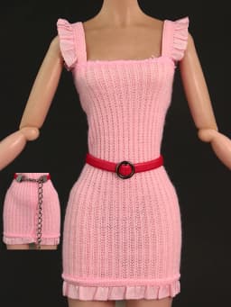 RUHERW 2026 Spring New High Quality Doll Belt Fashion Leather Waistband for 11.5-inch Female Doll 1/6 Doll Accessories