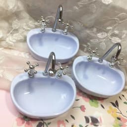 Mini Simulation Dollhouse Miniature Bathtub Washbasin Mini Furniture Photography Props Toy 1/12 Scale Doll Accessories