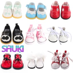 New Fashion Leather 5cm Bow Doll Shoes Plush Snow Boots For 14 inch American Doll Sneakers For Lisa,Russia,1/6 BJD,Nancy Dolls