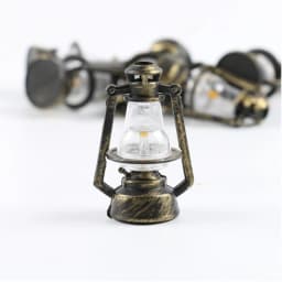 1:12 Miniature Kerosene Lantern Mini Retro Oil Lamp Dollhouse Accessories Kerosene Lantern Model Ornaments Pretend Play Toys