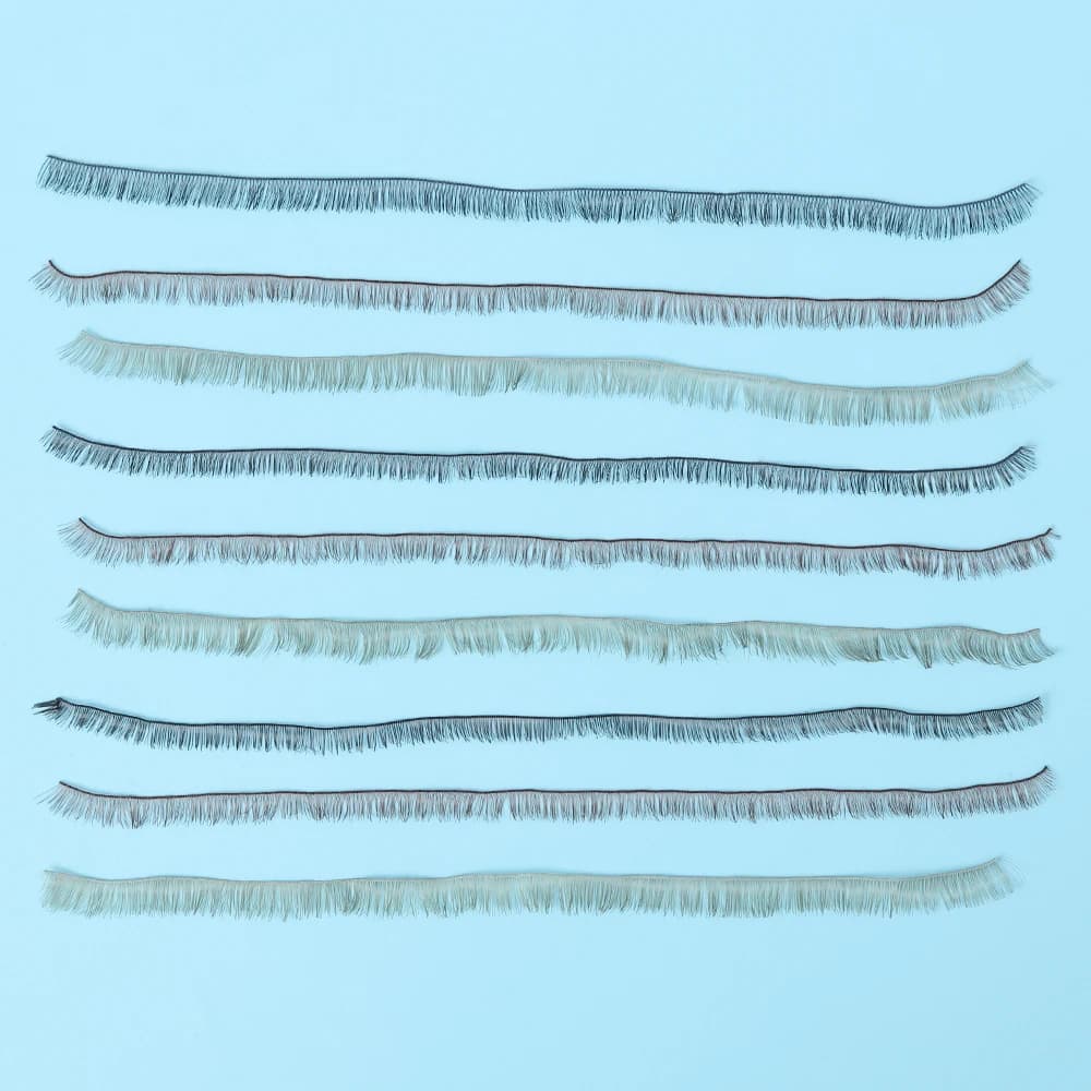 5Pcs BJD DIY Doll False Eyelashes 20cm Black Brown Tawny 3 Colors Eye Lash Children Toy Decor Kids Gift Toy DIY Doll Accessories