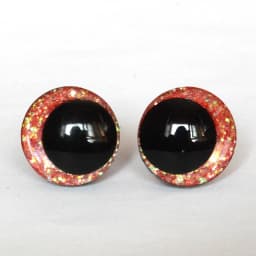 20pcs Round Eccentric-Pupil Cartoon glitter toy safety eyes doll pupil eyes with washer for c