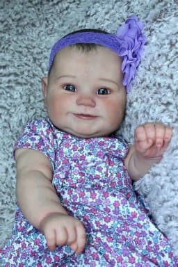 NPK two sizes 20/24inch reborn doll kit Maddie 60CM original size toddler baby fresh color doll kit