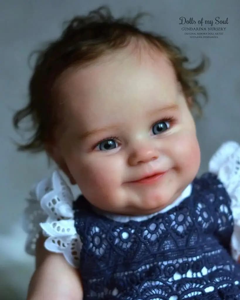 NPK two sizes 20/24inch reborn doll kit Maddie 60CM original size toddler baby fresh color doll kit