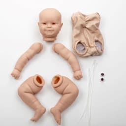 NPK two sizes 20/24inch reborn doll kit Maddie 60CM original size toddler baby fresh color doll kit