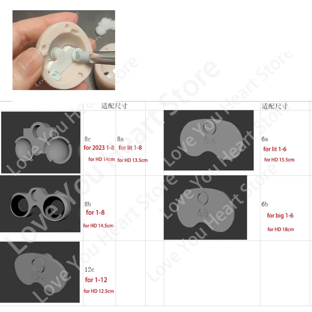5pcs Eye Card For OB11 Doll 1/6 BJD Doll Head Doll Accessories Specific Tool Eye Card Toy Gifts