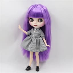 DBS Shoes for Blyth Doll Icy Joint Doll Leather Shoes 2.8cm*1.2cm