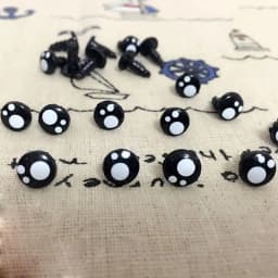 100pcs 8/12/14mm Cartoon Safety Eyes Nose Toy Teddy Bear Stuffed Toys Kawaii Doll Eyes DIY Snap Animal Puppet Doll Accessories