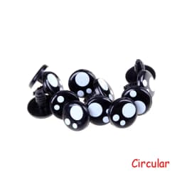 100pcs 8/12/14mm Cartoon Safety Eyes Nose Toy Teddy Bear Stuffed Toys Kawaii Doll Eyes DIY Snap Animal Puppet Doll Accessories